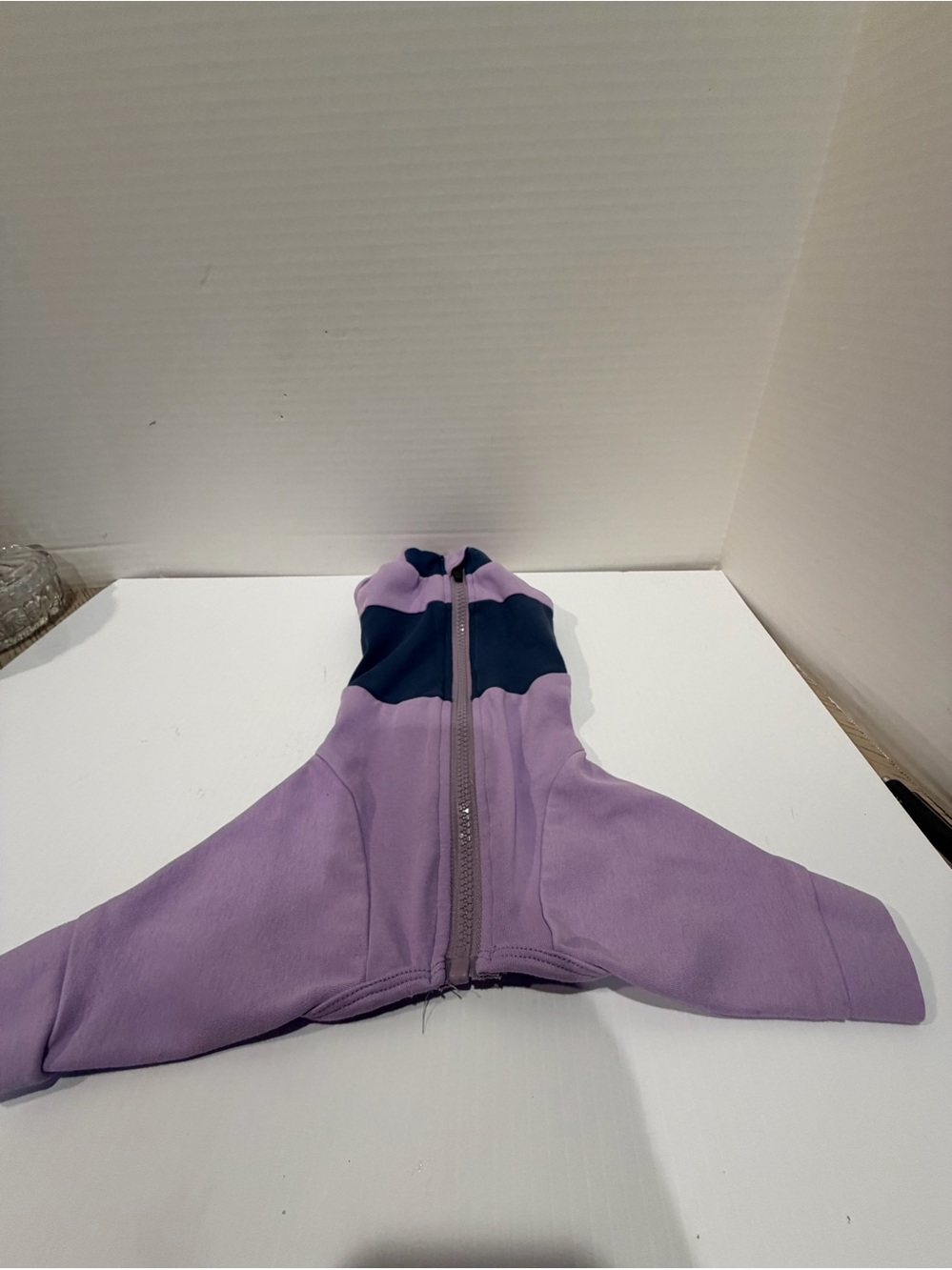 Full- Body Cat recovery Suit /surgical Onsie L Purple Gently Used